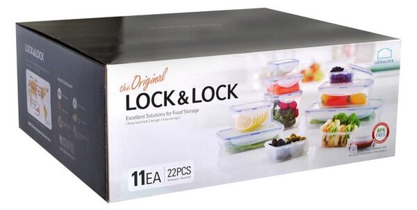 Dóza na potraviny Lock, set 11 ks