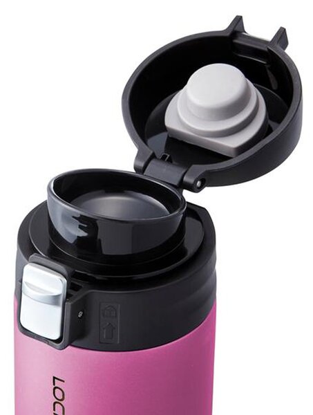 Nerezová termoska LOCK One touch 500 ml rubínovo červená