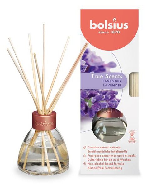 Vonný difuzér Bolsius 45 ml levanduľa