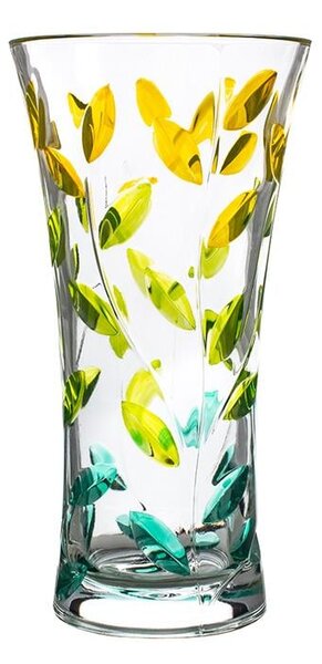 KRIŠTÁĽOVÁ VÁZA BOHEMIA PRESTIGE LAURUS SUMMER 300MM