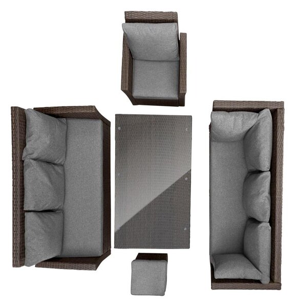 Veľký luxusné ratanový záhradný set Avenberg FIRENZE