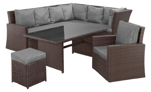 Veľký luxusné ratanový záhradný set Avenberg FIRENZE