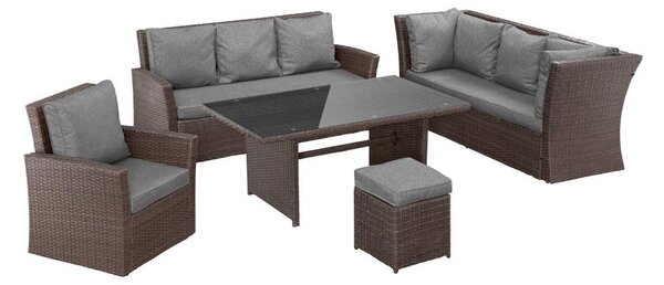 Veľký luxusné ratanový záhradný set Avenberg FIRENZE