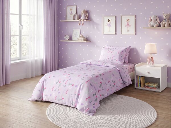Detské obliečky z mikrovlákna LILAVIE svetlofialové Rozmer obliečky: 70 x 90 cm | 140 x 200 cm