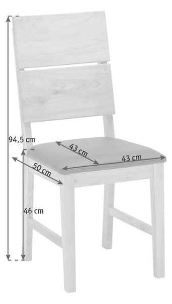 STOLIČKA, 43/94,5/50 cm Linea Natura - Stoličky