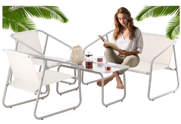 Set záhradného nábytku KAVEL béžový ANH3811