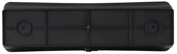 Kvetináč béžový z vodného hyacintu 80 x 20 cm obdĺžnikový syntetická vložka s drenážnymi otvormi