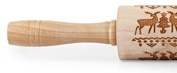 Drevený valček so vzorom TORO 19cm sob