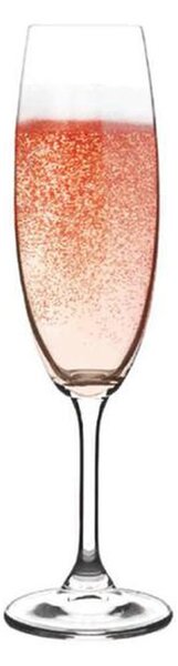 Pohár na šampanské BOHEMIA CRYSTAL Lara 220ml 6ks