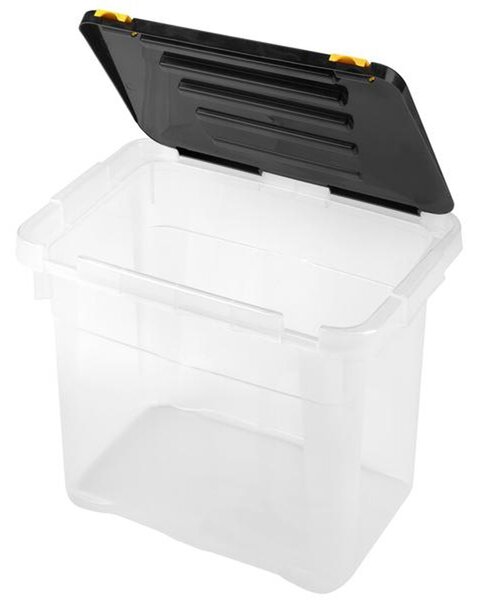 Plastový úložný box s vekom Heidrun One 18 l
