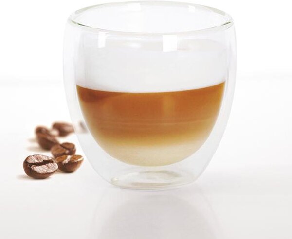 Sklenený hrnček Cappuccino TORO dvojité borosilikátové sklo 280ml