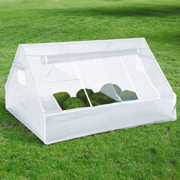 Záhradný fóliovník CLEAR biely 180x140x94 cm TUN0773