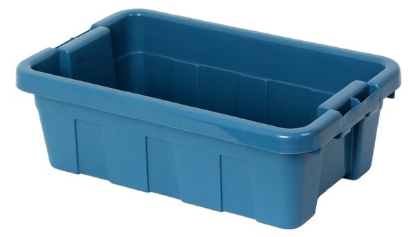 Plastový úložný box s vekom HEIDRUN 12,5l