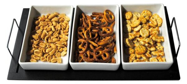 Servírovacia sada misiek s podnosom TORO obdĺžnik
