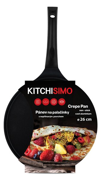 Panvica na palacinky KITCHISIMO Nero 26cm