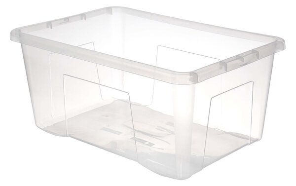 Plastový úložný box s vekom Heidrun Quasar 50 l