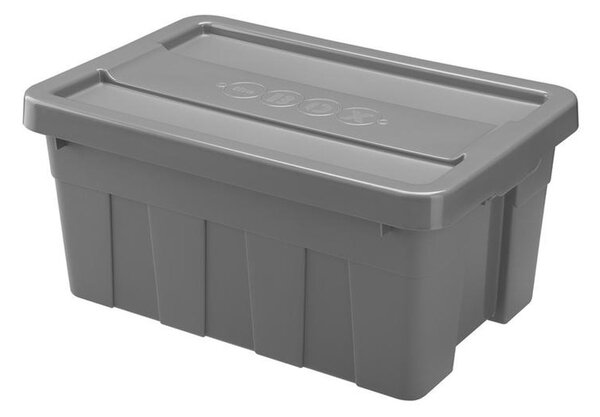Plastový úložný box s vekom HEIDRUN 20l