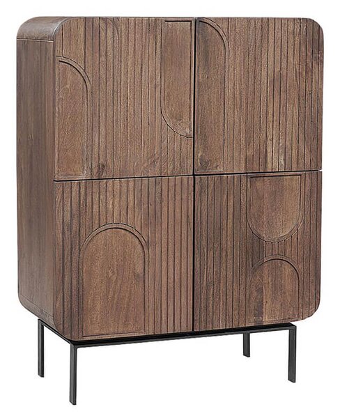 MUZZA Kabinet sarrina 90 x 120 cm hnedý