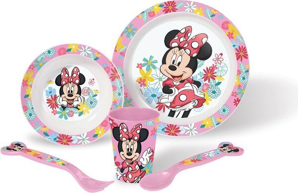Sada plastového riadu MINNIE 5ks