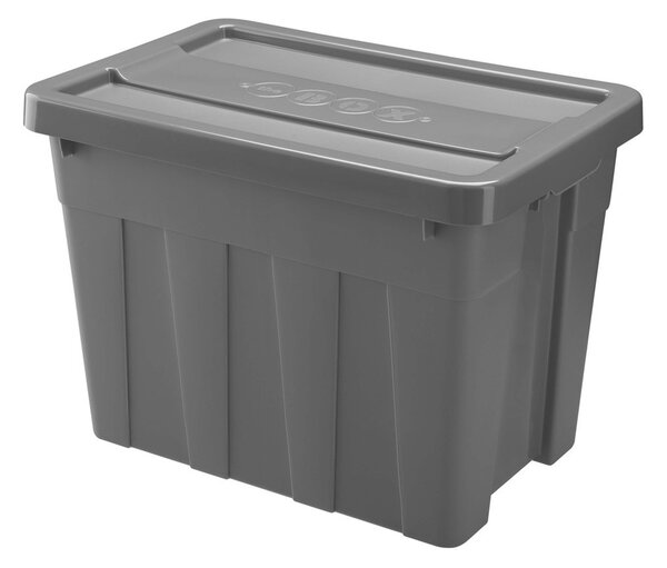 Plastový úložný box s vekom HEIDRUN 65l