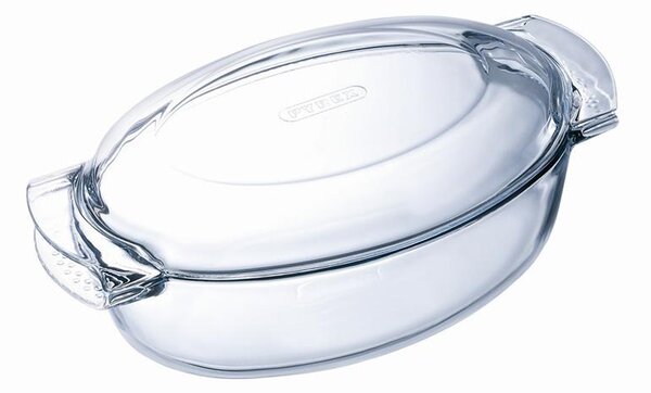 Sklenená zapekacia misa PYREX s vekom 38x23cm/5,8l
