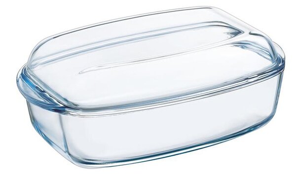 Sklenená zapekacia misa PYREX s vekom 36x22cm/6,7l