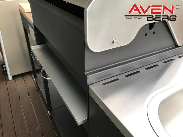 Veľká luxusná záhradná kuchyňa s plynovým grilom Avenberg TEXAS