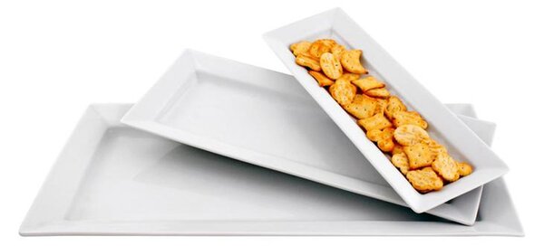 Porcelánový servírovací podnos KITCHISIMO 38x19cm