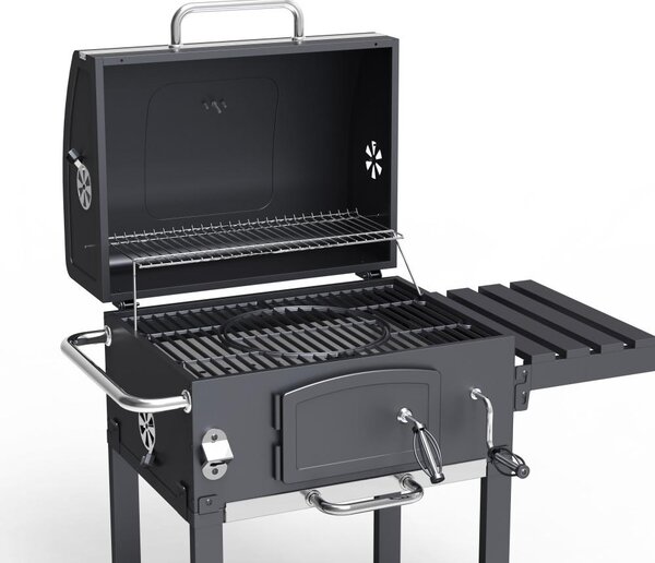 Multifunkčný BBQ gril Avenberg GENIUS+liatinový rošt+doska+pizza kameň