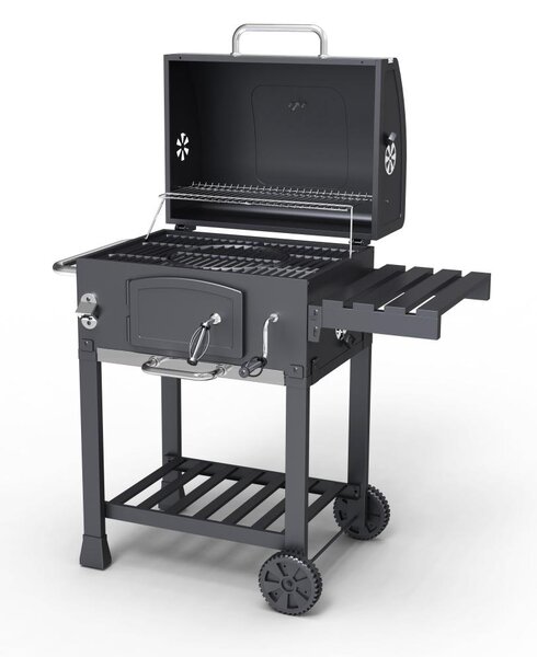 Multifunkčný BBQ gril Avenberg GENIUS+liatinový rošt+doska+pizza kameň