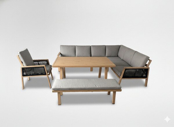 Set záhradného nábytku OTTAWA béžový ALM8154