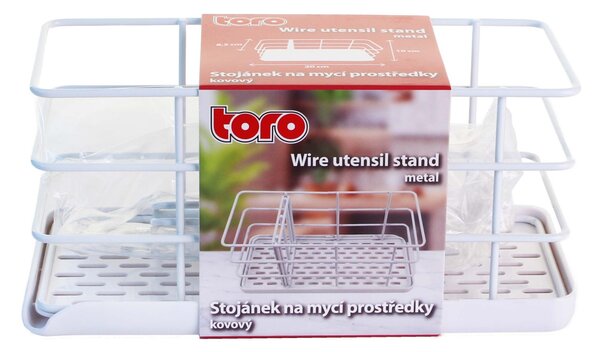 Kovový stojan na umývacie prostriedky TORO 20x8, 5cm