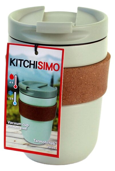 Nerezový termohrnček KITCHISIMO 300ml
