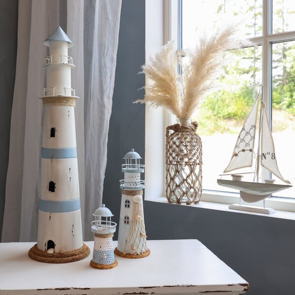 Svietiaca dekorácia LED Lighthouse 61 cm