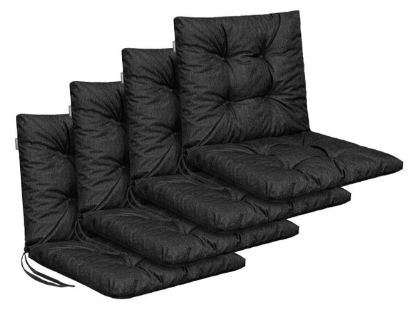 Set záhradného nábytku PLATINUM sivý / čierny