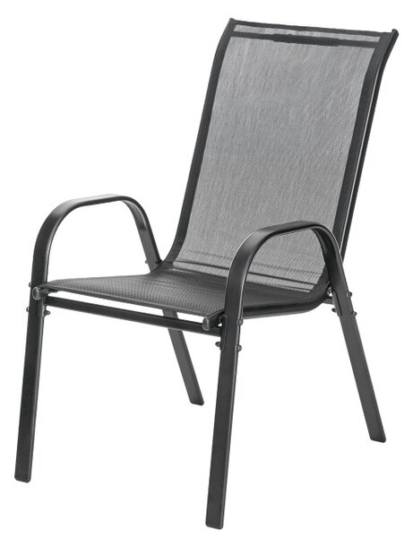 Set dvoch záhradných stoličiek SHIRLEY čierny