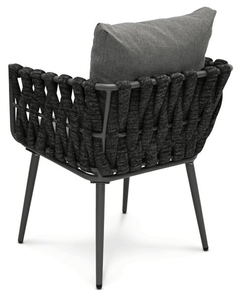Záhradná stolička sivá AZC-1105 GREY