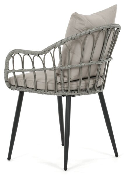 Záhradná stolička sivá AZ-F1406 GREY