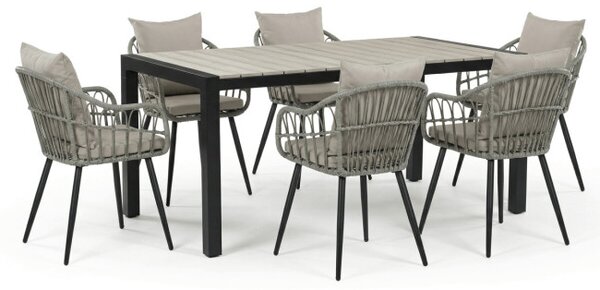 Záhradná stolička sivá AZ-F1406 GREY