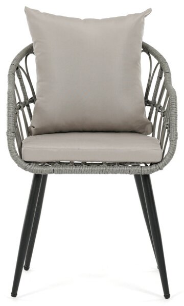 Záhradná stolička sivá AZ-F1406 GREY