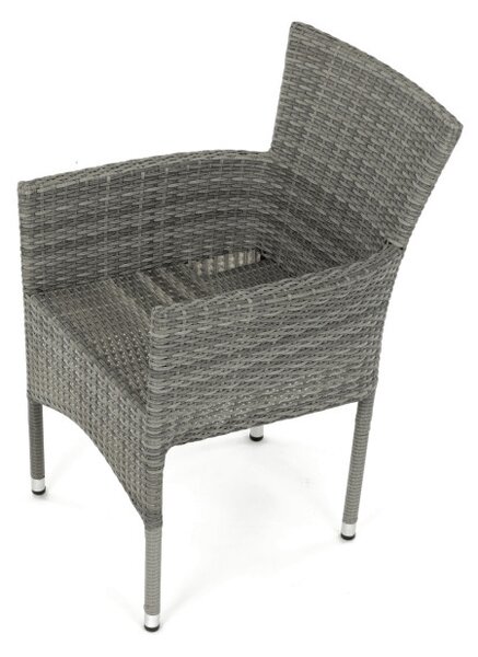 Záhradná stolička sivá AZC-S2118 GREY