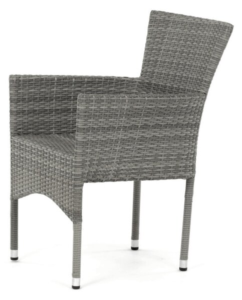 Záhradná stolička sivá AZC-S2118 GREY