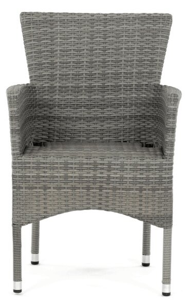 Záhradná stolička sivá AZC-S2118 GREY