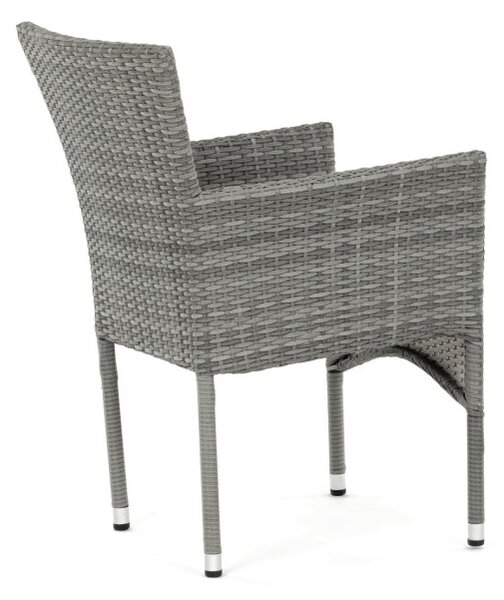 Záhradná stolička sivá AZC-S2118 GREY