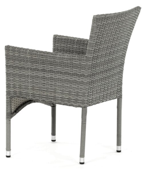 Záhradná stolička sivá AZC-S2118 GREY