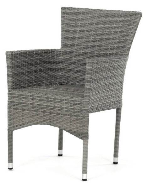 Záhradná stolička sivá AZC-S2118 GREY