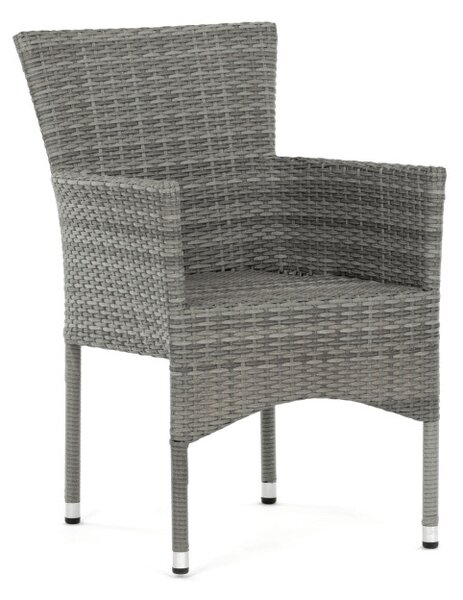Záhradná stolička sivá AZC-S2118 GREY