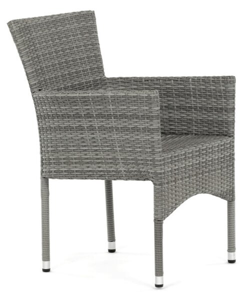 Záhradná stolička sivá AZC-S2118 GREY