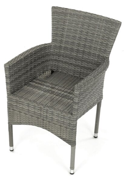 Záhradná stolička sivá AZC-S2118 GREY