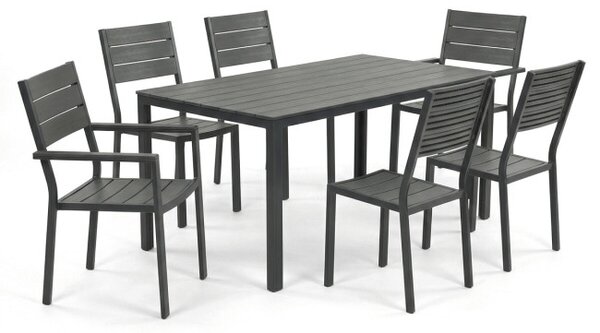 Set záhradného nábytku sivý AZS-B1656 GREY
